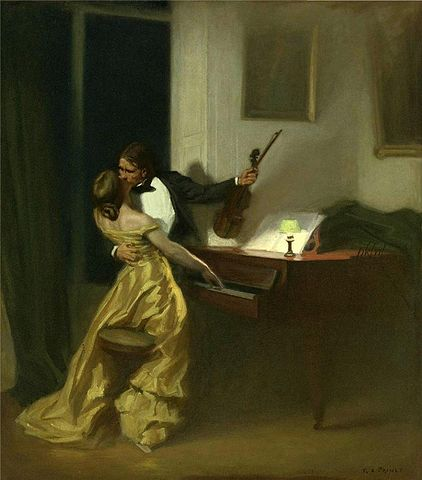 The Kreutzer Sonata painting by René François Xavier Prinet