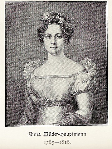 Portrait of Anna Milder-Hauptmann