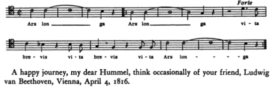 Score of WoO 170 Canon