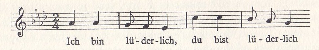Austrian folksong Beethoven quoted in Opus 110