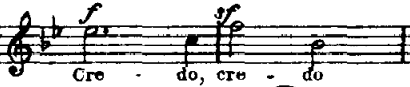 Score of Credo Motif