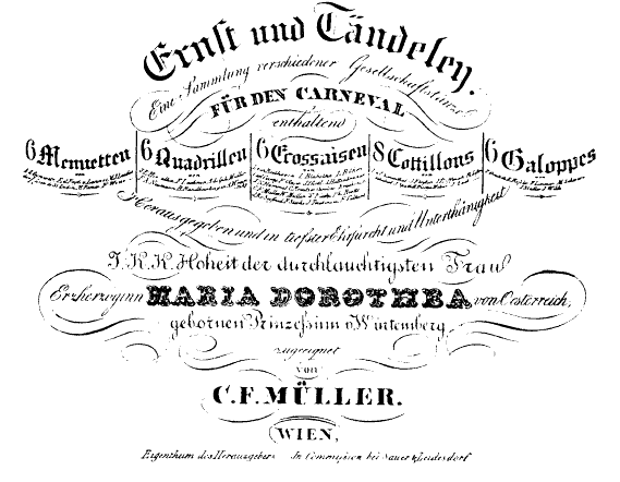 Title Page of Collection with Beethoven's WoO 86