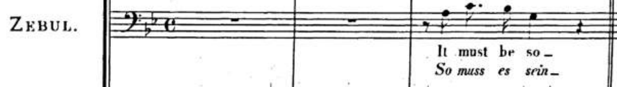 Score of First Recitative in Handel's Jephtha