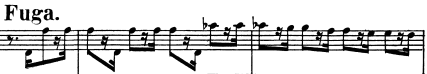 The Leaping Theme in the Great Fugue