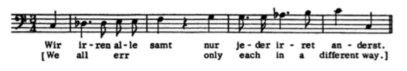 Score of WoO 198 with Translation